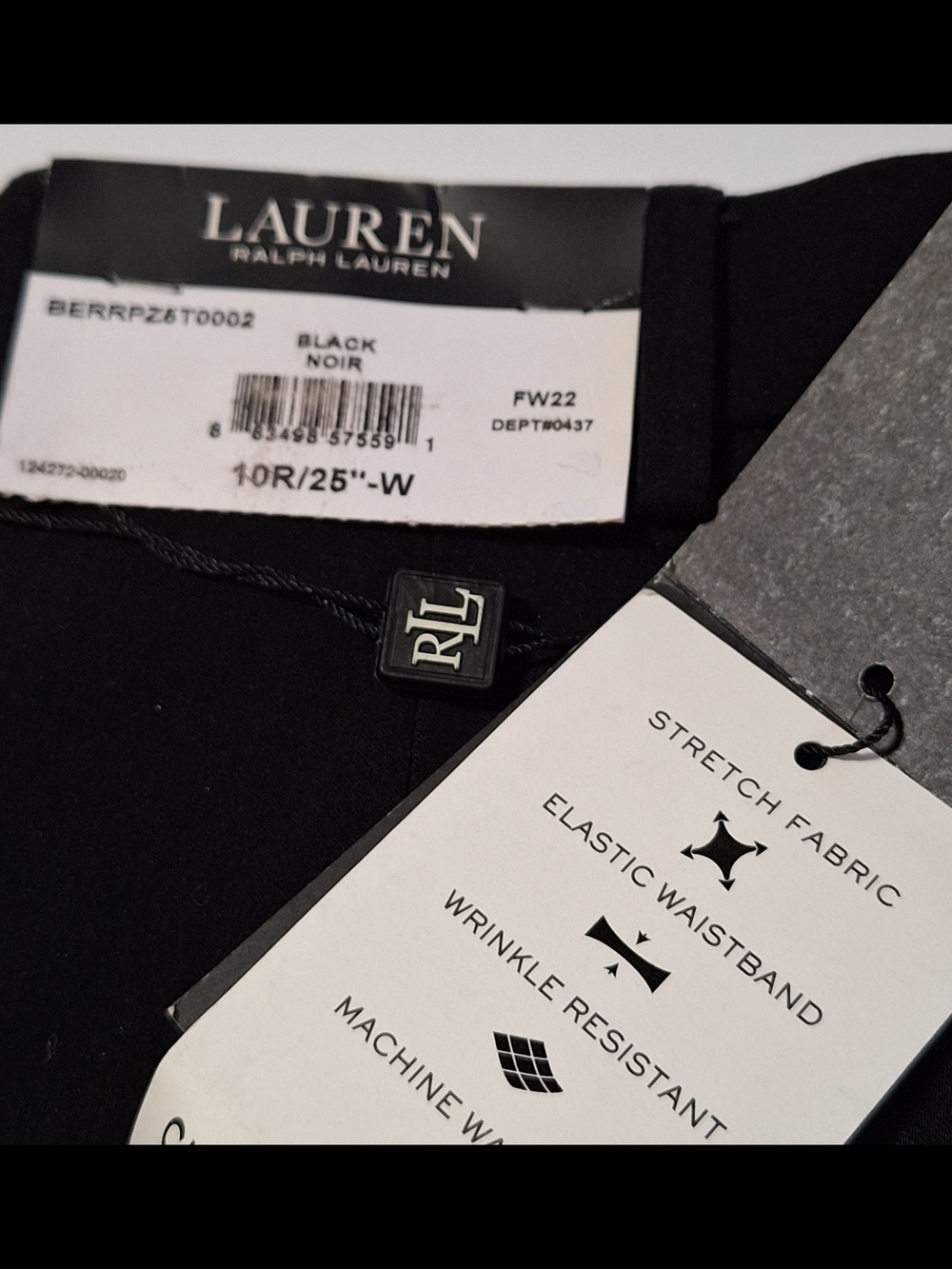 Lauren Ralph Lauren Black Skirt with Contrast Trim